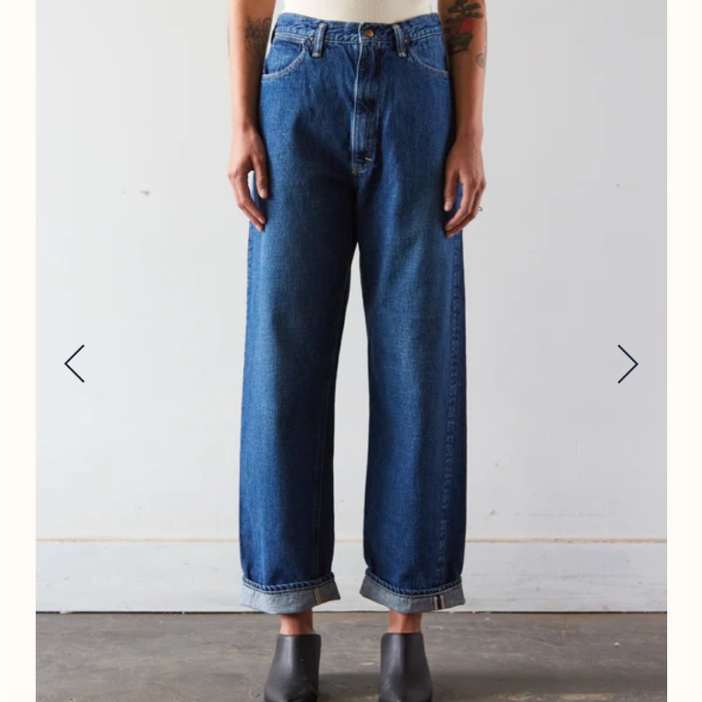 orSlow women’s 104 denim - relaxed fit, size S